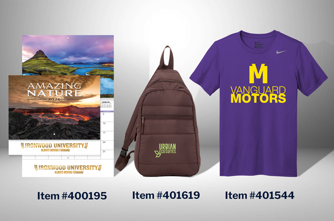 The history of promotional t-shirts, calendars, and bags